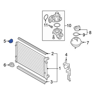 Volkswagen OE - Radiator Mount Bracket
