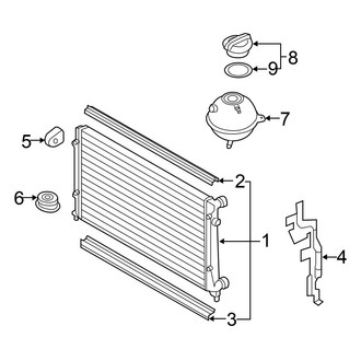 Volkswagen OE - Cooling - Radiator & Components