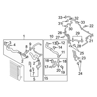 Volkswagen OE - Cooling - Hoses & Lines