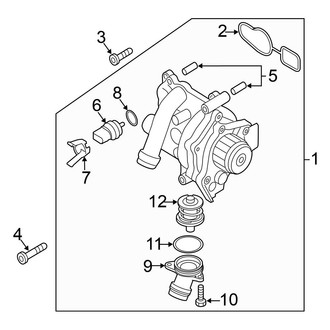 Volkswagen OE - Cooling - Water Pump (Executive / Komfort / Lux)
