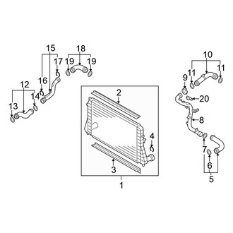 Volkswagen OE - Cooling - Intercooler (2.0L Gas)