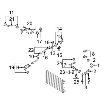 Volkswagen OE - Radiator Coolant Hose Adapter