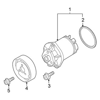 Volkswagen OE - Cooling - Water Pump (Main), (3.2L)