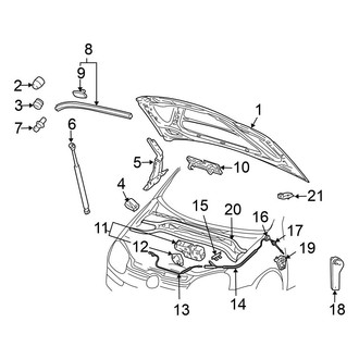 Volkswagen OE - Hood & Components