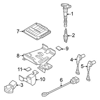 Volkswagen OE - Electrical - Ignition System (Komfort / Lux)