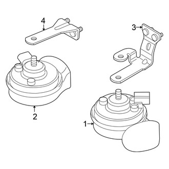Volkswagen OE - Electrical - Horn