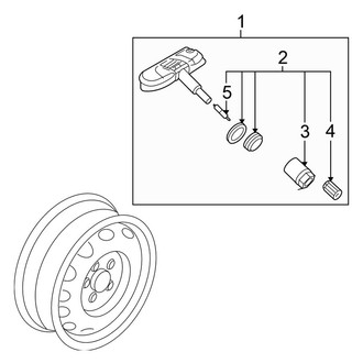 Volkswagen OE - Electrical - Tire Pressure Monitor Components (Executive / Komfort / Lux)