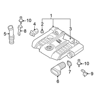 Volkswagen OE - Engine / Transaxle - Air Intake (2.0L Gas)
