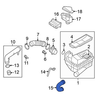 Volkswagen OE - Engine Air Intake Hose