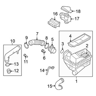 Volkswagen OE - Engine / Transaxle - Air Intake (2.0L Gas)