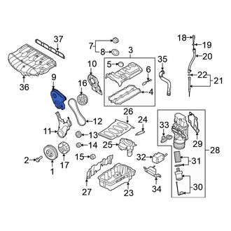 Volkswagen OE - Upper Engine Timing Cover