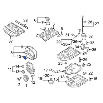 Volkswagen OE - Engine Timing Cover Gasket
