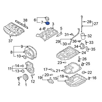 Volkswagen OE - Engine Oil Filler Cap Gasket