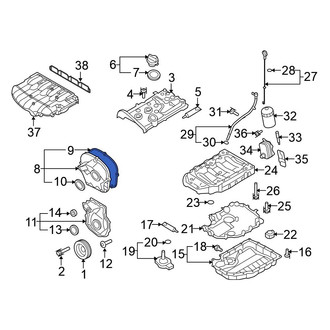 Volkswagen OE - Engine Timing Cover Gasket