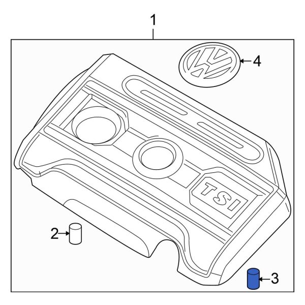Engine Cover Clip