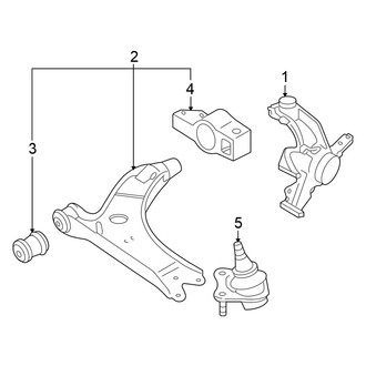 Volkswagen OE - Front Suspension - Suspension Components