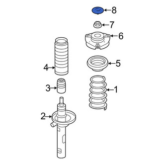 Volkswagen OE - Suspension Strut Mount Cap