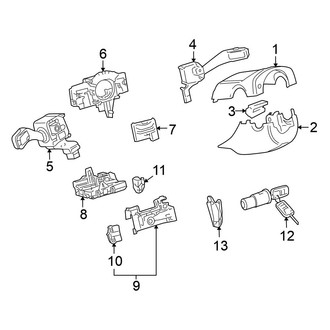 Volkswagen OE - Steering Column - Shroud, Switches & Levers (To 10/2009)