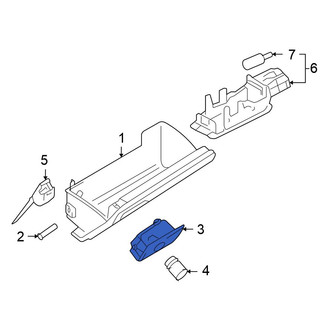 Volkswagen OE - Front Glove Box Handle