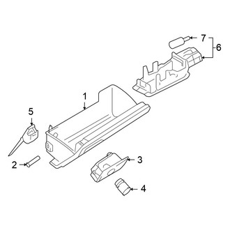 Volkswagen OE - Instrument Panel - Glove Box