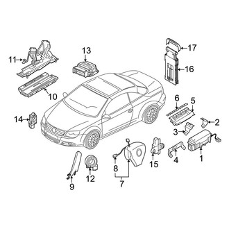 Volkswagen OE - Restraint Systems - Air Bag Components