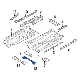 Volkswagen OE - Rear Floor Pan Reinforcement