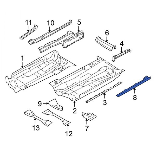 Floor Side Rail