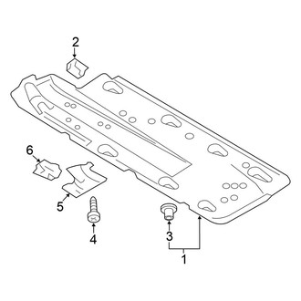 Volkswagen OE - Pillars, Rocker & Floor - Splash Shields