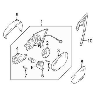 Volkswagen OE - Door - Outside Mirrors