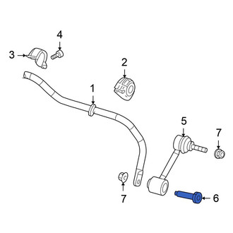 Volkswagen OE - Rear Suspension Stabilizer Bar Link Bolt