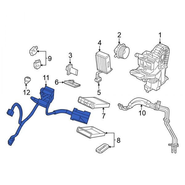 HVAC System Wiring Harness