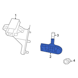 Volkswagen OE - Tire Pressure Monitoring System (TPMS) Sensor