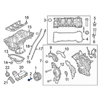 Volkswagen OE - Engine Harmonic Balancer Bolt