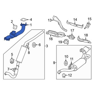 Volkswagen OE - Exhaust Crossover Pipe