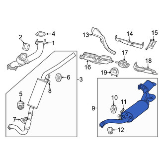Volkswagen OE - Exhaust Muffler