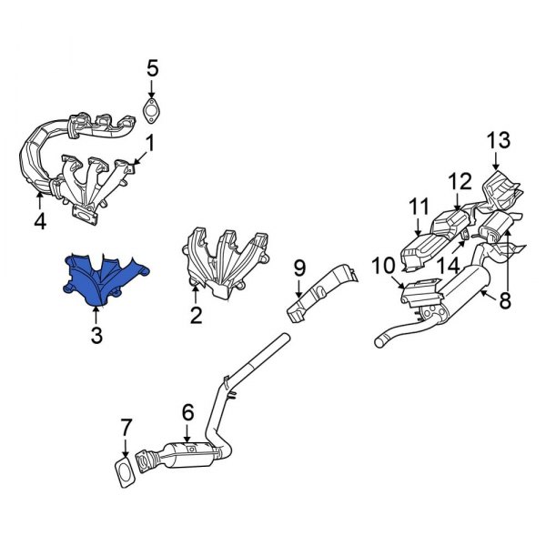 Exhaust Manifold Heat Shield