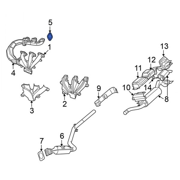 Exhaust Crossover Gasket