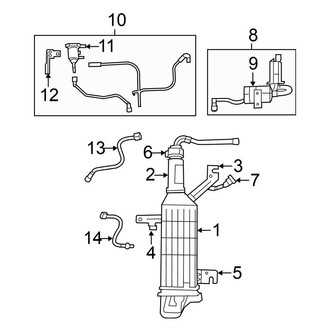 Volkswagen OE - Emission System - Emission Components (S / SE / SEL / SEL Premium)