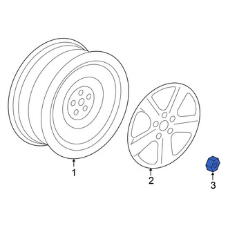 Volkswagen OE - Wheel Lug Nut