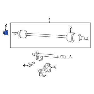 Volkswagen OE - CV Joint Nut