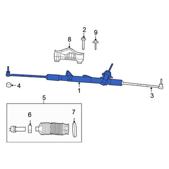 Volkswagen OE - Rack and Pinion Assembly