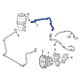Volkswagen OE - Power Steering Reservoir Hose