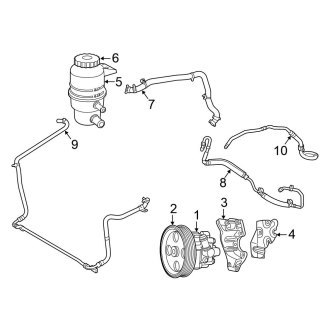 2011 Volkswagen Routan OEM Steering Parts | Fluids, Pumps — CARiD.com