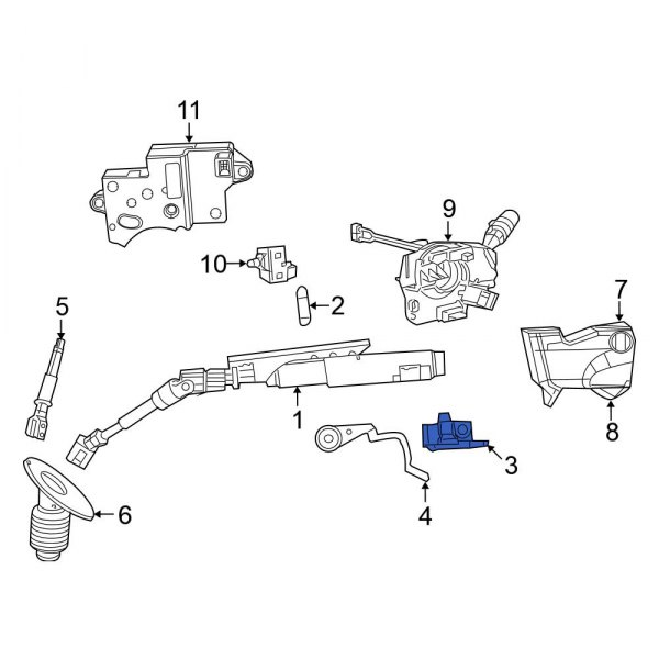 Steering Column Switch Housing