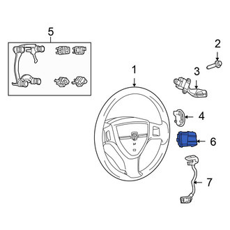 Volkswagen OE - Right Steering Wheel Radio Controls