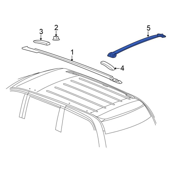 Roof Luggage Carrier Cross Rail