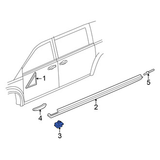 Volkswagen OE - Rocker Panel Molding Clip