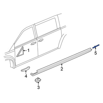 Volkswagen OE - Rocker Panel Molding Clip