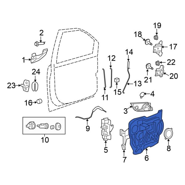 Door Panel Carrier