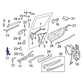 Volkswagen OE - Right Lower Sliding Door Track